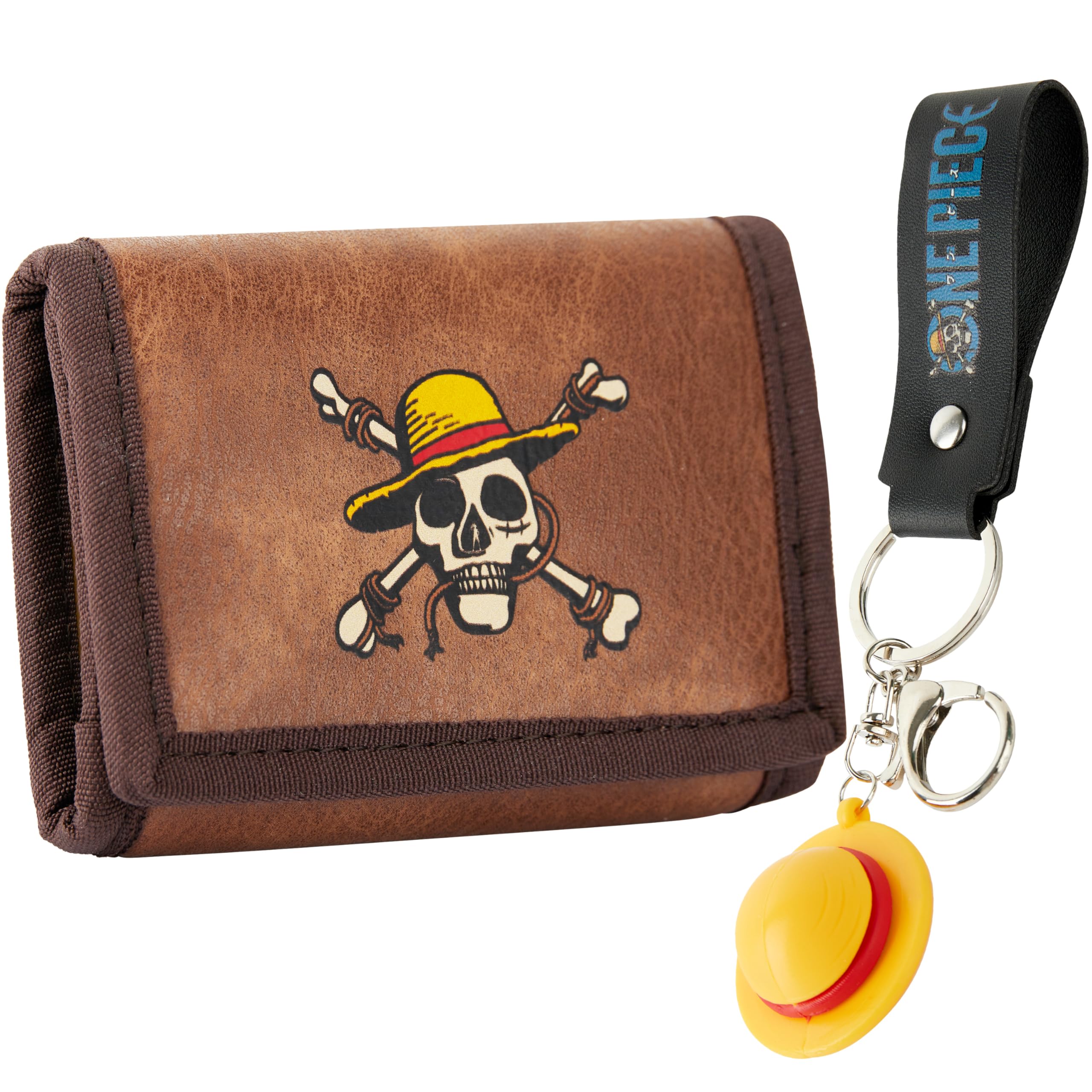 One Piece Wallet & Keyring Set for Boys Men & Teens, Card Cases